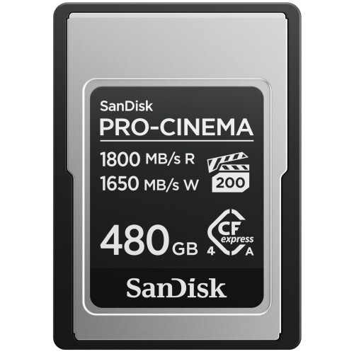 SanDisk PRO-CINEMA CFExpress Type-A card 480GB SDCFEA-480G-GH4NN