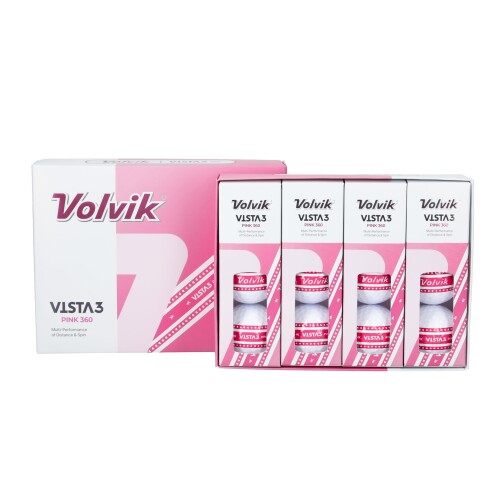 ﾎﾞﾙﾋﾞｯｸ Volvic VISTA3 PRISM 360 ﾋﾟﾝｸ ﾋﾞｽﾀ3ﾌﾟﾘｽﾞﾑ（1ﾀﾞｰｽ）2024年ひな形 New