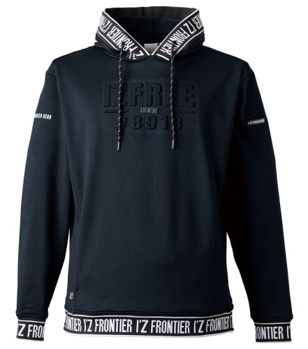 I\u0027Z FRONTIER アイズフロンティア P.D.ストレッチスウェットアクティブフーディー 秋冬用 黒いこと 8918 05 L