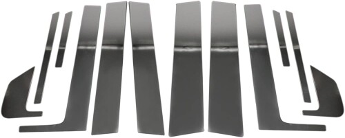 BRIGHTZ フリードスパイクハイブリッド GP3 超鏡面ステンレスメッキピラーパネル 無限バイザー有用 12PC フリード スパイク ハイブリッド ハイブリット｜マニッシュボーイ