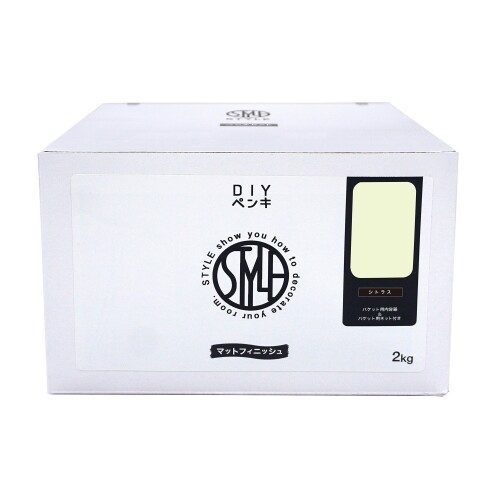 ニッペ 絵の具 絵の具 STYLE DIY絵の具 2kg カンキツ類 水溶性 つやなし 屋内 日本製 4976124885204
