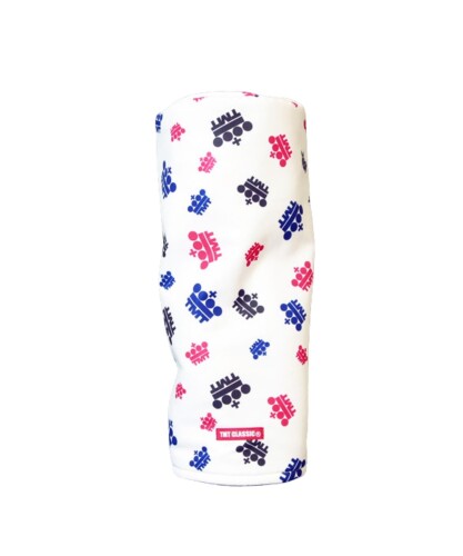 (ティーエムティー) ゴルフ ヘッドカバー (フェアウェイウッド用・王冠柄)( TACS23CL04 / FW COVER ) FW WHITE FREE