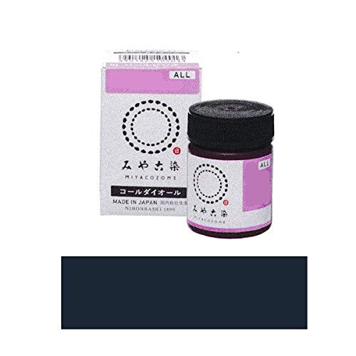 桂屋ファイングッズ(Katsuraya fine goods) みやこ染め 布用 ECO 染め料 コールダイオール 300g入 徳用 #18 黒いこと KF-CDOT