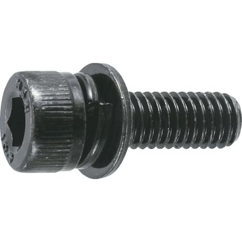 TRUSCO(トラスコ) 六角穴付組込雄捩子 三価黒P-3 大きさM5X10 8本入 B8770510 × 10PK