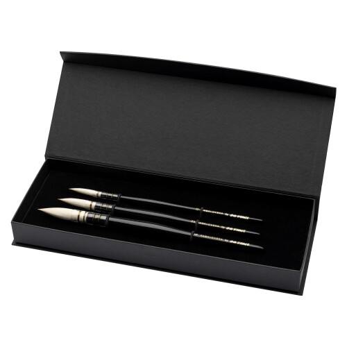 地方検事 Vinci Brushes ダヴィンチ(地方検事 Vinci) 水彩画画筆 つづき物11492 CASANEO ギフトボックスセット(3本組)202387