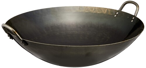 山下芸術(Yamasita craft) 山田/鉄打出両手中華鍋 42糎 120001005