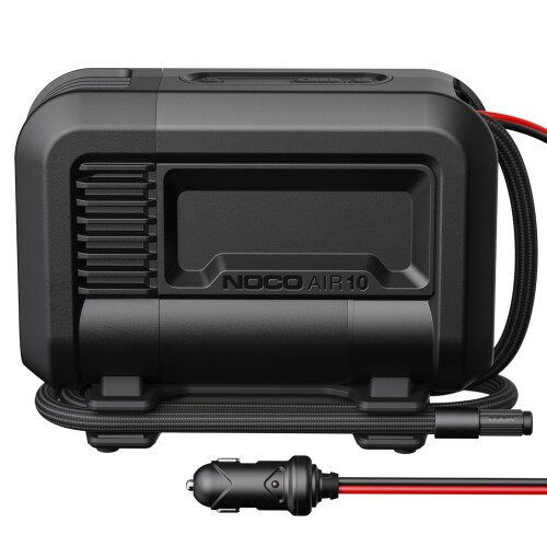 NOCO 12Vポータブルエアコンプレッサーポンプ 10A弾丸道路詰め直す デジタルゲージ 自動小銃食い留める役立つこと付 黒いこと 60PSI AIR10