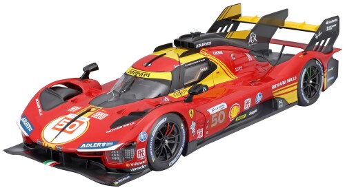 京商 (Kyosho) BURAGO 1/18 フェラーリ 499P ル・マン 2024 ウィナー No.50 せつ然たる入れもの 切り上げる品 18-16312R