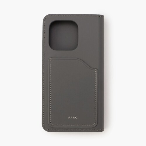 FARO 毛皮ロ 万覚え帳型 スマホケース Calma Folio Case for iPhone15 Pro