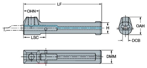 SANDＶIK(サンドビック) XSアダプター CXS-A10-05 1個入り口・入口