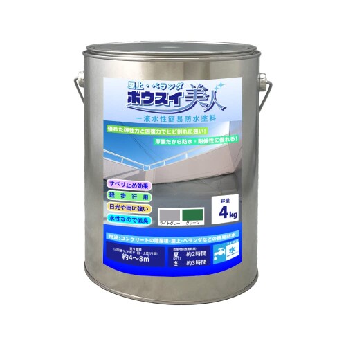 ホートク(Hotoku) PROST 雨合羽えの具一液水溶性飾り気の無い屋上・ベランダボウスイもの言う花緑であること 4kg