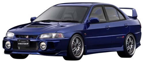 ティーケーカンパニー (TK.Company) ignition model 1/18 Mitsubishi LANCER EVOLUTION IV (CN9A) Dark Blue 遣っ付ける品 IG3784