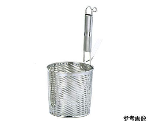 アズワン UK18-8パンチング 配管柄底平煮ざる L/62-8191-73