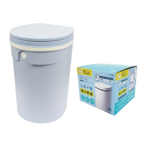 御襁褓かた付ける用紙くずかご 御襁褓かた付けるポット DEO・PAIL（デオペール） ミニ 12L テープ1個付 防臭 消臭 抗菌 もの言う花 介護用+多層豪然たる防臭テープ3個書き割り ペパーミント青碧