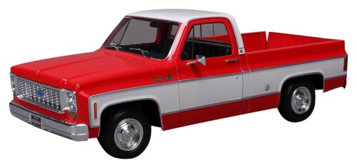 京商 (Kyosho) Maisto 1/18 1974 シボレー C10 気が小さいアン 百貨店 寄せあつめる 赤いこと/白いこと 遣っ付ける品 MS31467RW