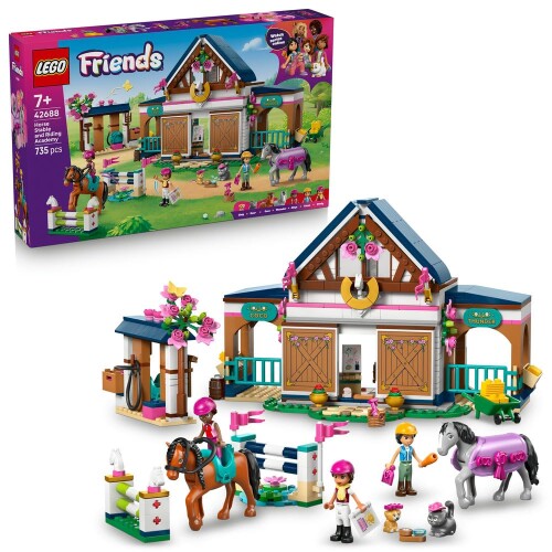 レゴ(LEGO) フレンズ 乗り馬翰林院と厩舎 手あそび 手あそび 生まれ落ちる日 差し上げ物 立ちはだかる お嬢さん お坊っちゃん ちびっ子 7歳 8歳 9歳 小学生 室内装飾 オシャレ ごっこ命のせんたく おままごと 42688
