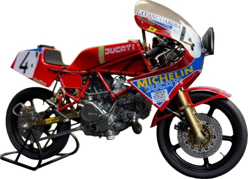 ブラチモデル 1/12 ドゥカティ TT1 1984 レジンキット BM-VR17 (オートバイ)|マニッシュボーイ