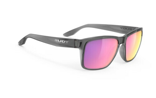 (RUDYPROJECT) 黒眼鏡 Spinhawk Edge スピンホークエッジ クリスタルアッシュグロスフレーム マルチレーザーサンセットレンズ SP905233-0000 水晶体幅：60粍