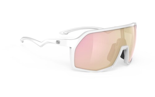 (RUDYPROJECT) 黒眼鏡 THUNDER サンダー 白いことグロス/マルチレーザーローズゴールド SP995469-0000 水晶体幅：150粍