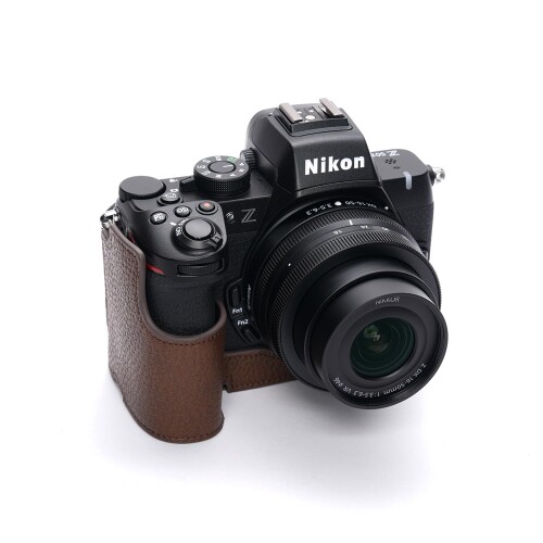 TP Original Nikon Z50II 用 ボディーハーフケース うす暗い赤銅色