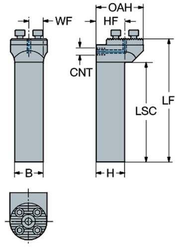SANDＶIK(サンドビック) アダプター 570-25NG-2525 1個入り口・入口