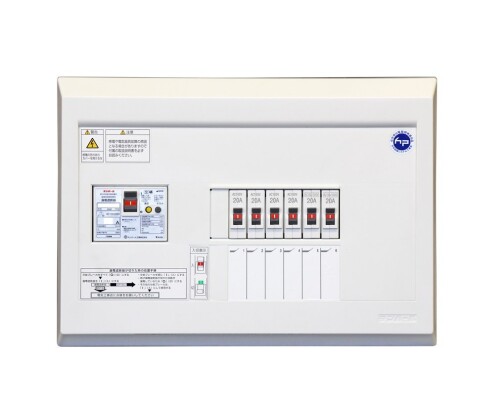 十パール製作 横一列住みか用分電盤 扉なし 40A 1EX4/2EX1 YAG34051S