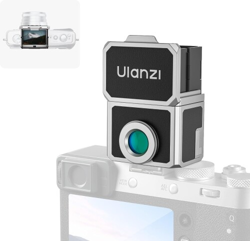 Ulanzi VF01 ウエストレベルビューファインダー コールドシュー搭載 シルバー|マニッシュボーイ