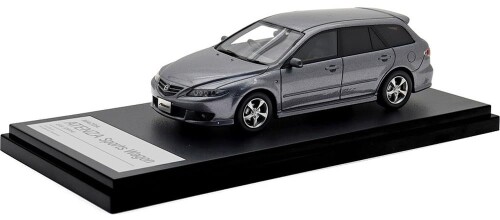 インターアライド Hi Story 1/43 マツダ アテンザ 運動競技手押し車 23S (2004) チタニウムグレーメタリック II 遣っ付ける品 HS490GY