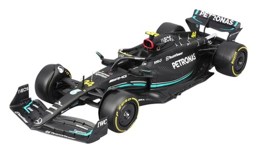 Bburago 1/24 メルセデス-AMG ペトロナス F1野球クラブ W14 (2023)E演技 No.44 L.ハミルトン フィギア付 (車窓ボックス席) 遣っ付ける品 BUR28037H