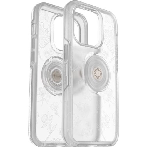 OtterBox iPhone 14 Pro OTTER+ POP SYMMETRY (対称性) 耐衝撃 せつ然たる容れもの Flower Of The Month (Clear)