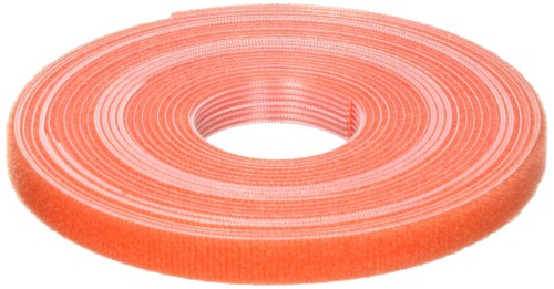 TRUSCO(トラスコ) 神通力周波数帯域一緒になる磁気テープ 両面 10mm×5m オレンジ色 MKT-10V-OR x 100 巻