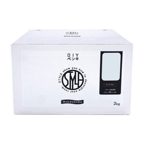 ニッペ 絵の具 絵の具 STYLE DIY絵の具 2kg 読みやすい青み 水溶性 つやなし 屋内 日本製 4976124885303