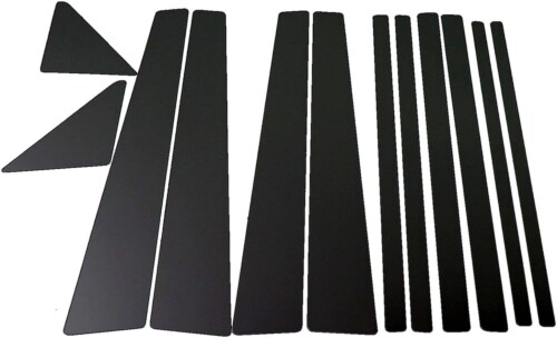 BRIGHTZ LX470 UZJ100W HDJ101K 超鏡面ステンレスブラックメッキピラーパネル バイザー無用 12PC UZJ100 HDJ101 UZJ HDJ J100 J101 LX 470｜マニッシュボーイ