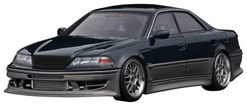 ignition model 1/18 VERTEX JZX100 MARK-II Dark Green Metallic/Gun Mettalic 切り上げる品 IG3582