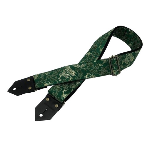 Spice Note スパイスノート ギターストラップ Dragons & Flowers ジャガード生地 日本製 ES-PJ50DF/GRN グリーン (全長820mm~1450mm) 4,726円