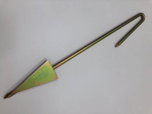 羽根付き鉄製アンカー[ファイ]9mm×440mm