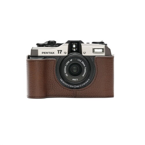TP Original PENTAX 17用 ボディーハーフケース ダークブラウン|マニッシュボーイ