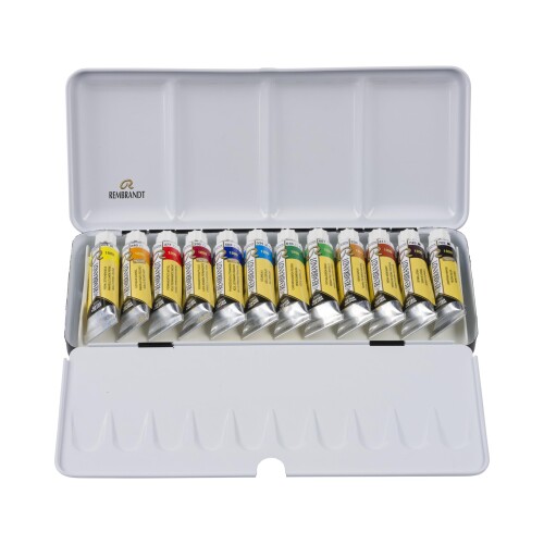 ターレンス レンブラント 水彩画えの具10ml モノピグメント12色書き割り T0583-0190