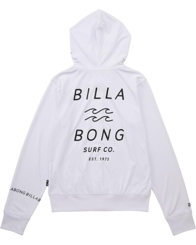 (ビラボン) ラッシュガード KIDS RASH ZIP HOOD WHT