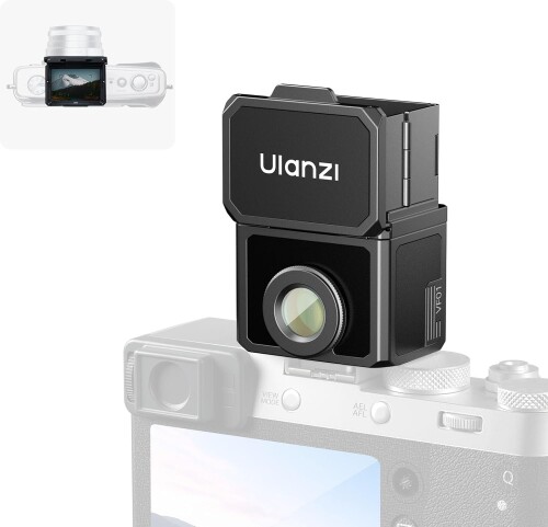 Ulanzi VF01 ウエストレベルビューファインダー コールドシュー搭載 ブラック|マニッシュボーイ