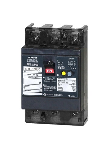 テンパール Eシリーズ 経済タイプ 漏電遮断器 OC付 33EC15154S|マニッシュボーイ