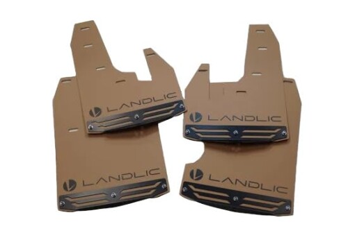 ランドリック(LANDLIC) マッドフラップ SAND(サンドベージュ) DELICA D:5 後期型 LAND-3D5MF-001 ~2025年2026~装着不可|マニッシュボーイ