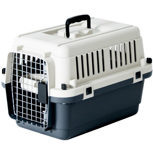 プチリュバン ペットキャリー DX50A 猫用 小型犬用 中型犬用 小動物用 IATA基準クリア クレート 12kgまで Mサイズ 奥行き50.5 x 幅33.5 x 高さ33cm 猫 犬
