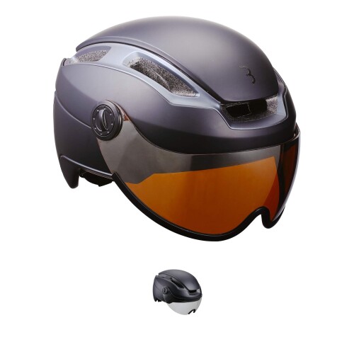 BBB(ビービービー) 安全帽 引っ敷き黒いこと M(54-58糎) INDRA FACESHIELD (インドラ 人間の顔遮蔽物) BHE-56F