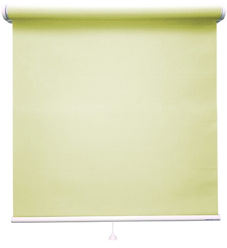 立川機工 ロールスクリーン 45&times;70cm シャーベットイエロー 無地 天付け プルコード TR1004｜マニッシュボーイ