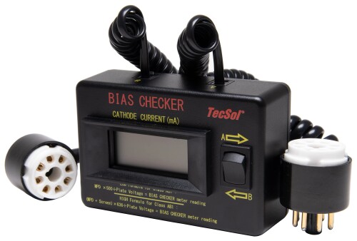 テクソル BIAS CHECKER(バイアスチェッカー) TEC-BC1 真空管ギターアンプ・オーディオアンプ用デジタルバイアス電流測定器 1台 Tecsol|マニッシュボーイ