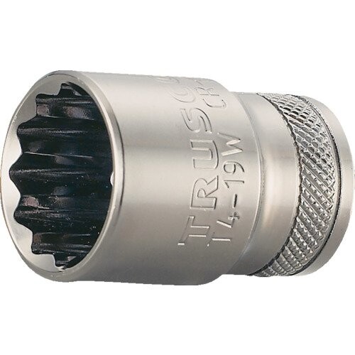 TRUSCO(トラスコ) ソケット 12角タイプ 差込角12.7 対辺32mm T4-32W × 10個