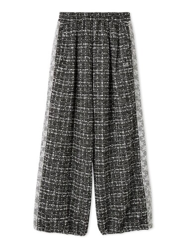 (ファーファー) ツイーディトラックパンツ RWCP261030 レディース BLK 0|マニッシュボーイ