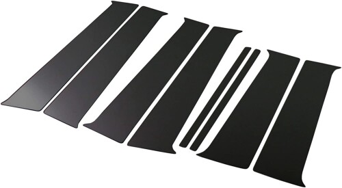 BRIGHTZ クー 401 402 411 鏡面ステンレスブラックメッキピラーパネル バイザー無用 8PC M401S M402S M411S M401 M402 M411 M 400 COO 29646｜マニッシュボーイ