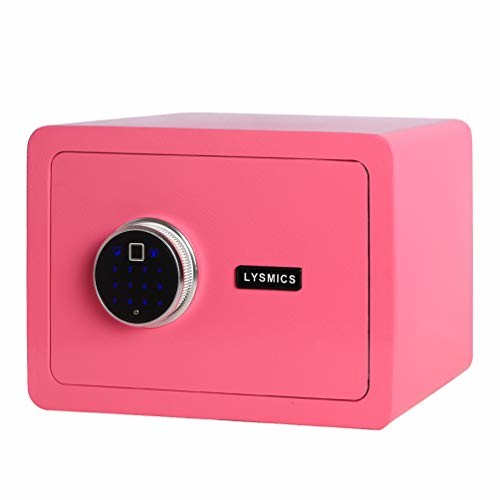 可愛いクリスマスツリーやギフトが 電子保管庫 金庫 Lysmics 暗証番号と指紋 ピンクｄ 230 ピンク タッチパネル 大容量 テンキー式 家庭用 緊急キー付き 壁付け対応 Hpsb Hamrahtrader Com